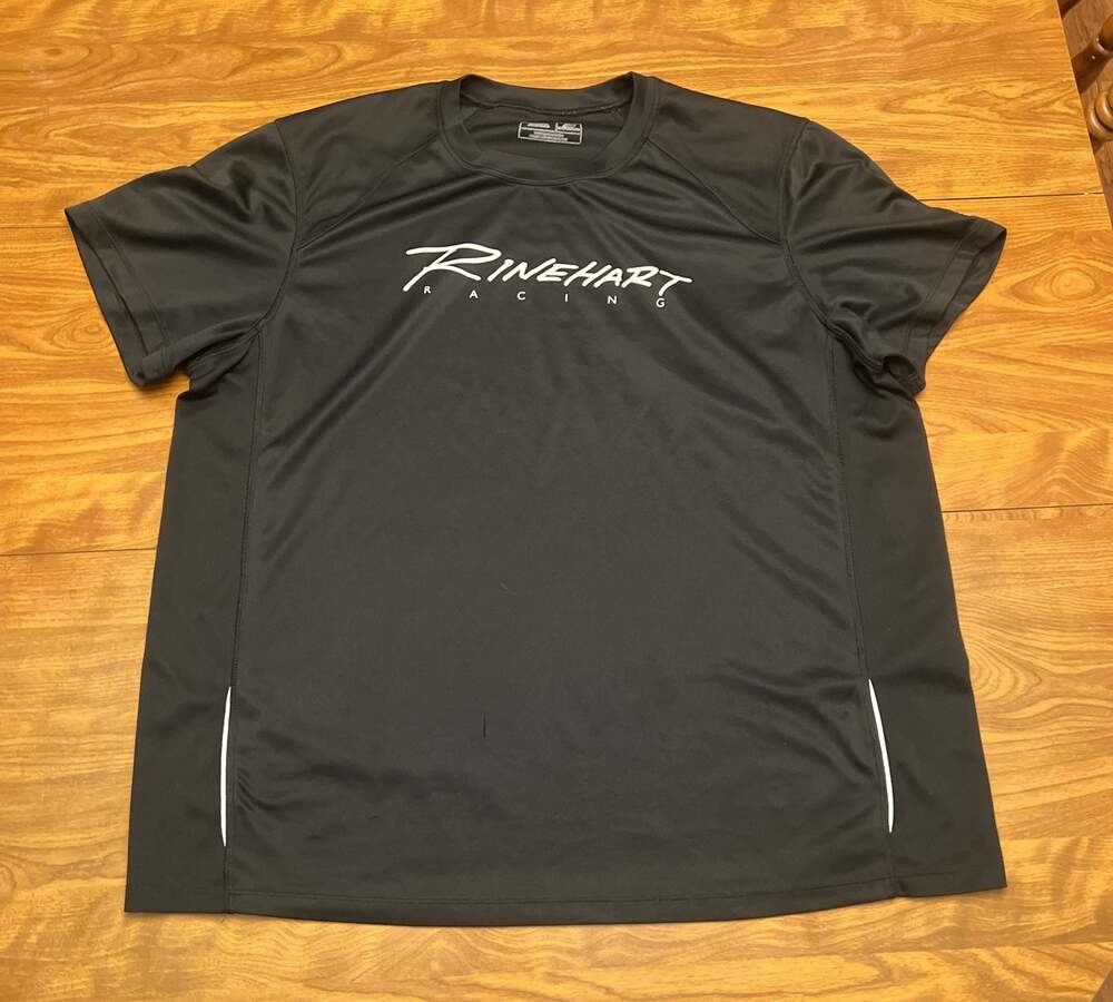 New Balance Rinehart Racing Black Athletic Performance T-Shirt